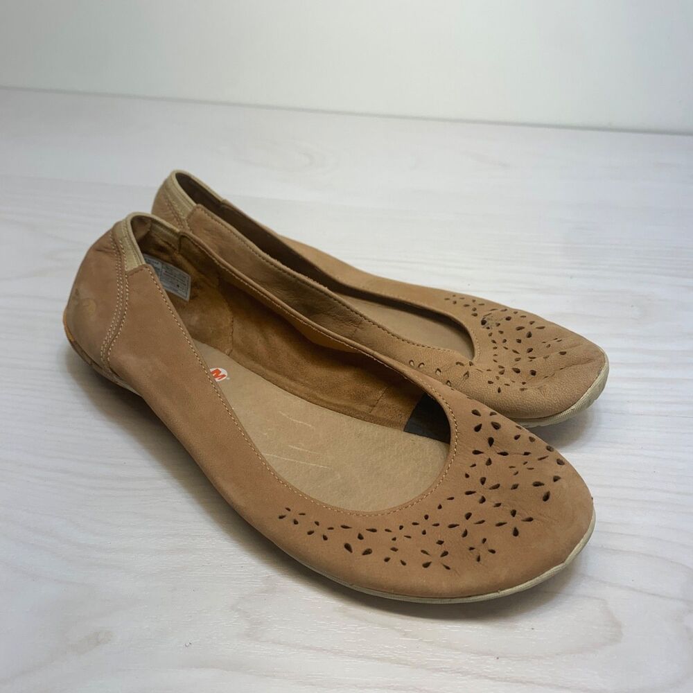 Merrell Mimix Footwear Women Leather Loafers Flats Closed Toe Slip On Size 7
